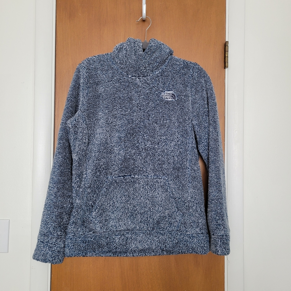 The North Face soft, fuzzy, cozy & comfortable hoodie sweatshirt